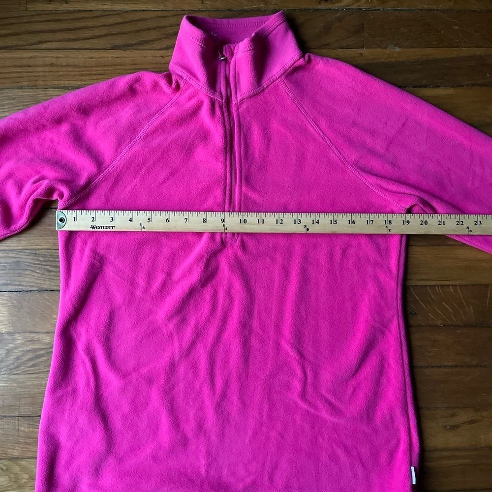 EDDIE BAUER pink 1/4 zip fleece 💗medium💗 - Picture 9 of 10